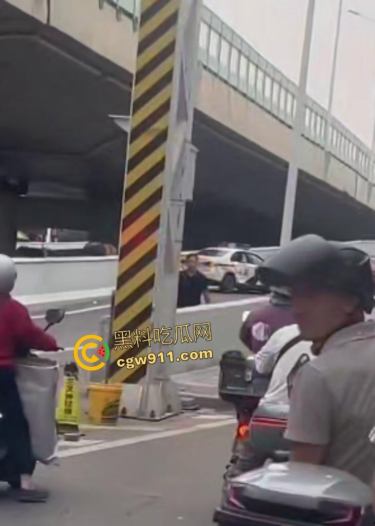 石家庄现实版侠盗飞车！欲跳桥自杀男子反转抢警车狂飙撞飞路人，警方围堵抓捕直接撞烂警车！-5